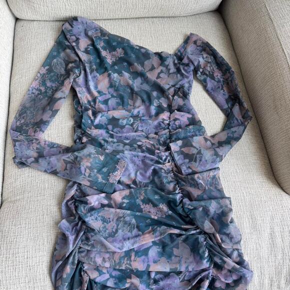 Purple long sleeve dress - Picture 3 of 4